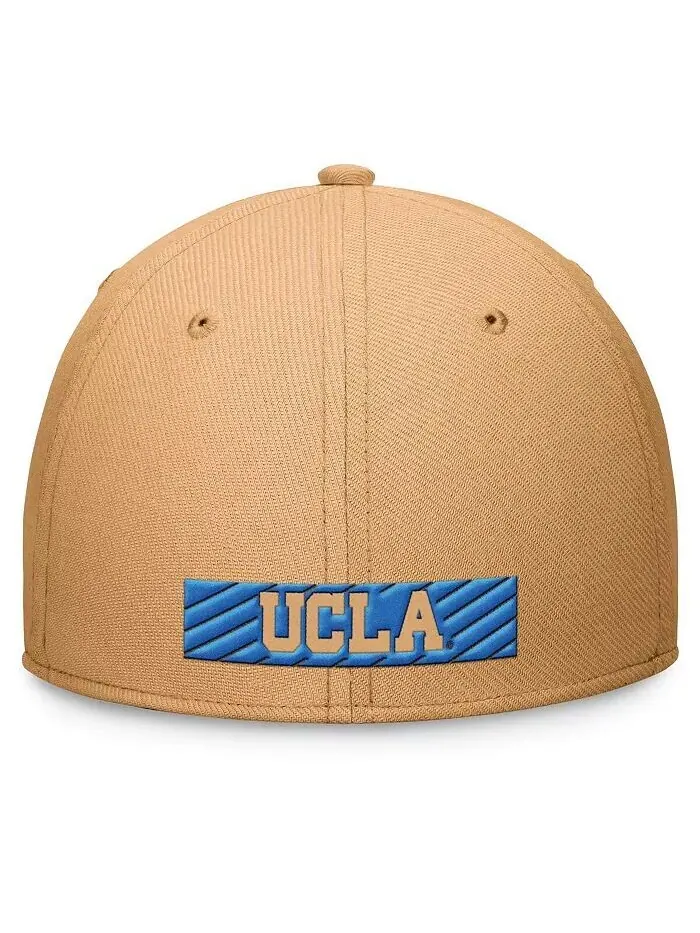 Мужская кепка Sideline Flex цвета хаки UCLA Bruins 2024 Jordan — изображение 4 из 4
