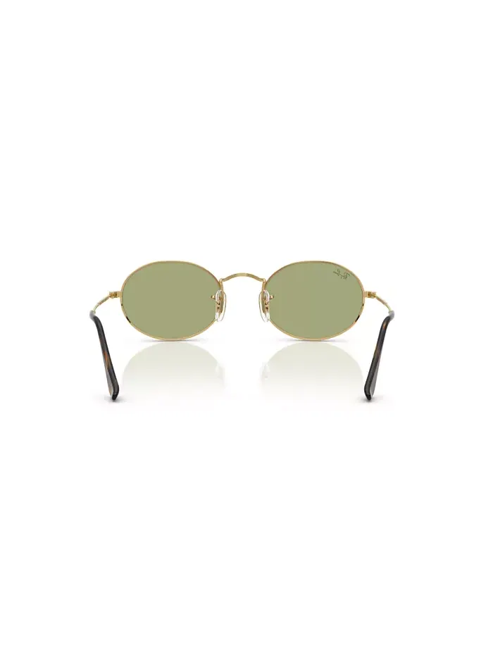 Унисекс овальные металлические солнцезащитные очки, RB3547 Ray-Ban — изображение 5 из 6, золото