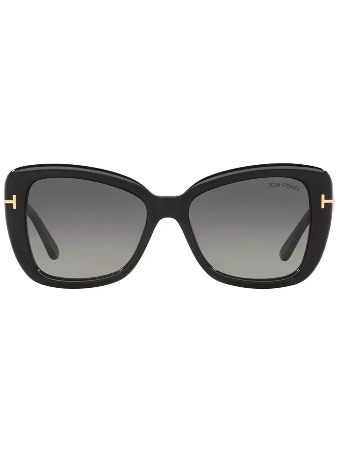 Женские солнцезащитные очки FT1008, градиент TR001509 Tom Ford — изображение 2 из 9, черный