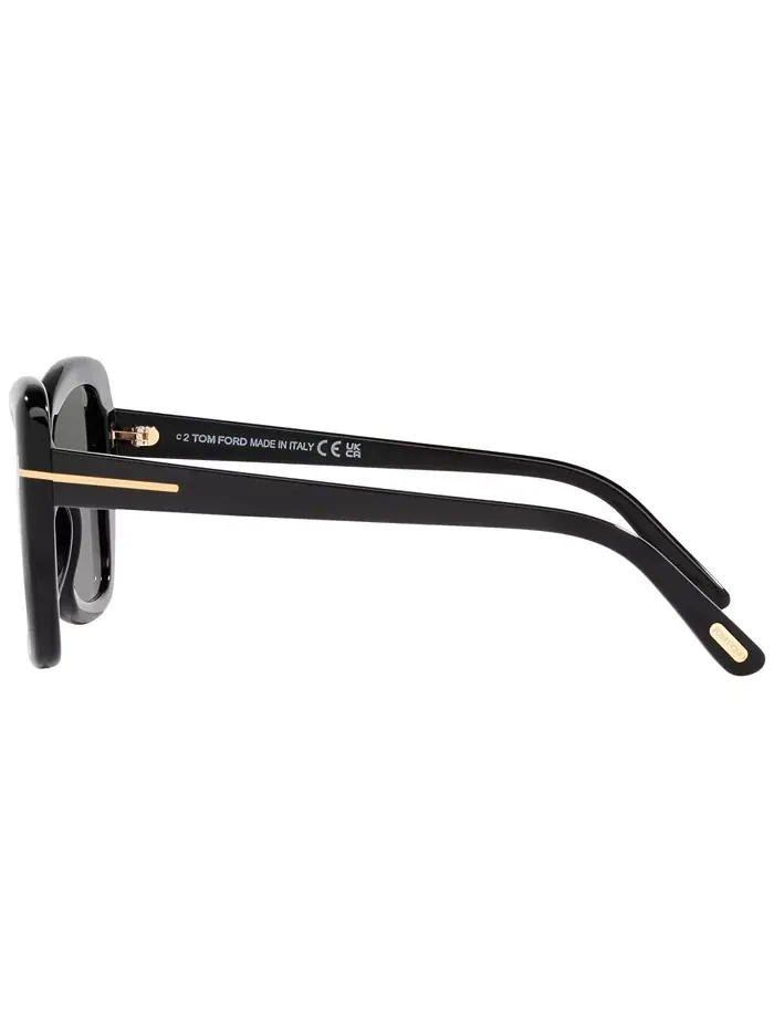Женские солнцезащитные очки FT1008, градиент TR001509 Tom Ford — изображение 4 из 9, черный