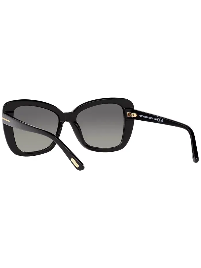 Женские солнцезащитные очки FT1008, градиент TR001509 Tom Ford — изображение 5 из 9, черный