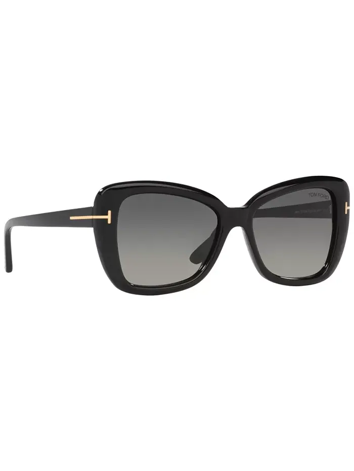 Женские солнцезащитные очки FT1008, градиент TR001509 Tom Ford — изображение 7 из 9, черный