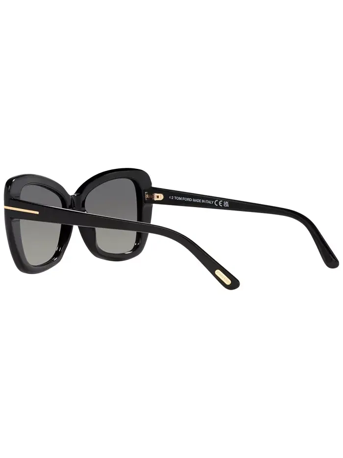 Женские солнцезащитные очки FT1008, градиент TR001509 Tom Ford — изображение 8 из 9, черный
