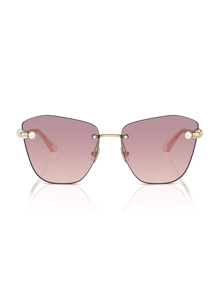 Женские солнцезащитные очки, JC4004HB Jimmy Choo — изображение 2 из 7, светлый золотистый