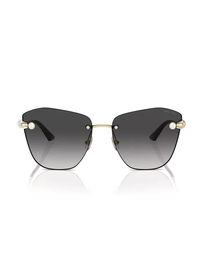 Женские солнцезащитные очки, JC4004HB Jimmy Choo — изображение 7 из 7, светлый золотистый