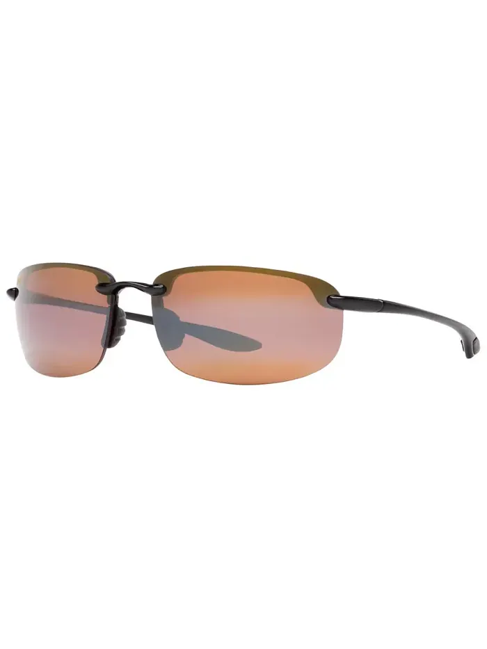 Поляризационные солнцезащитные очки Hookipa, 407 Maui Jim — изображение 3 из 8, черный/коричневый