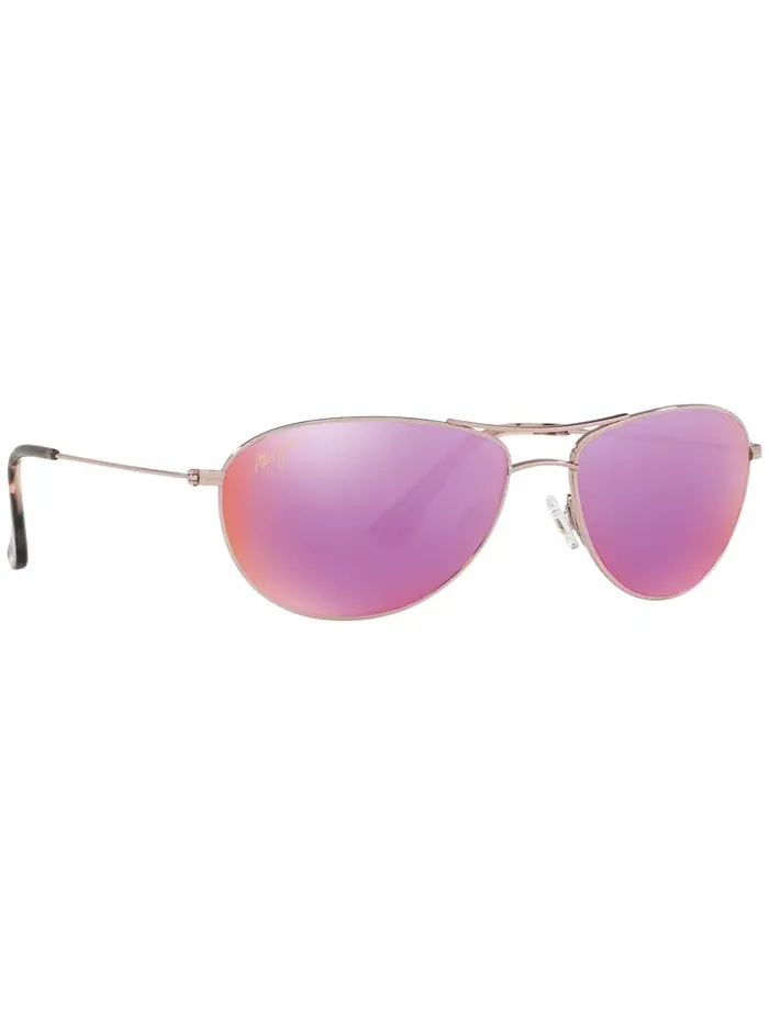 Солнцезащитные очки, 245 BABY BEACH 56 Maui Jim — изображение 3 из 6, розовый