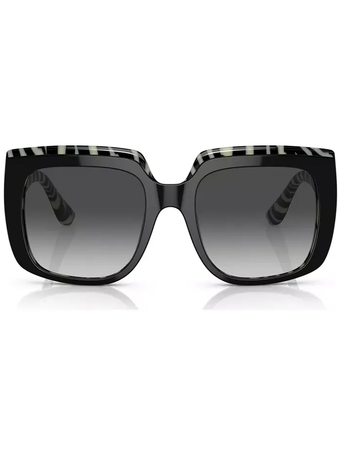 Женские солнцезащитные очки с низкой перемычкой, DG4414F Dolce&Gabbana — изображение 2 из 6, черный