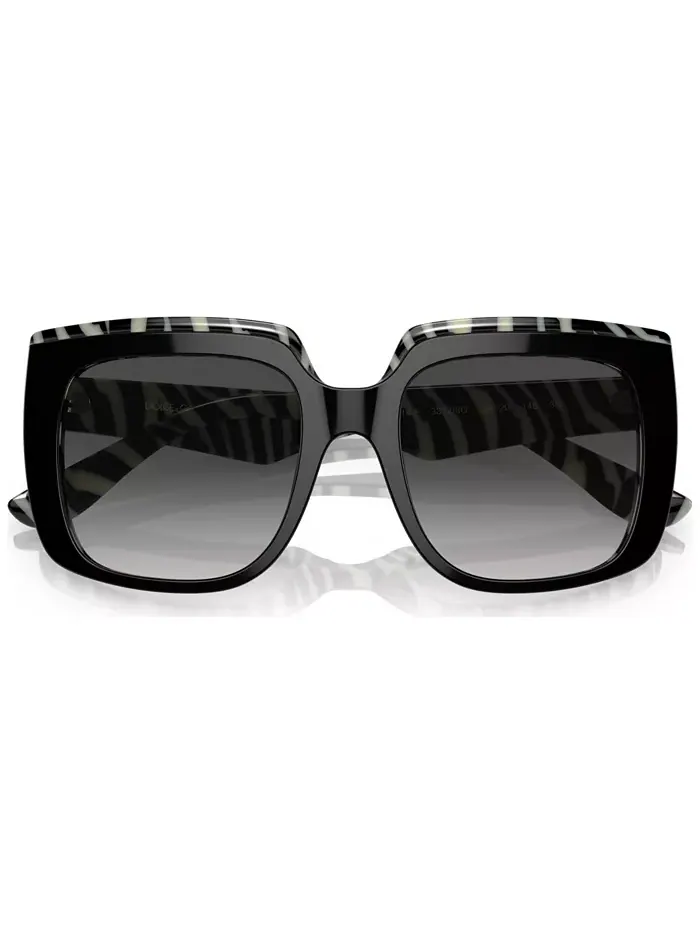 Женские солнцезащитные очки с низкой перемычкой, DG4414F Dolce&Gabbana — изображение 5 из 6, черный