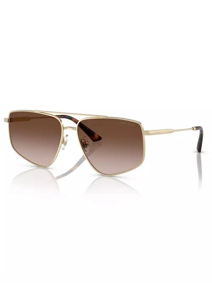 Женские солнцезащитные очки JC4011 Jimmy Choo — изображение 1 из 5, коричневый