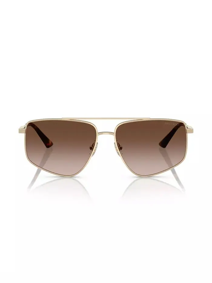 Женские солнцезащитные очки JC4011 Jimmy Choo — изображение 3 из 5, коричневый