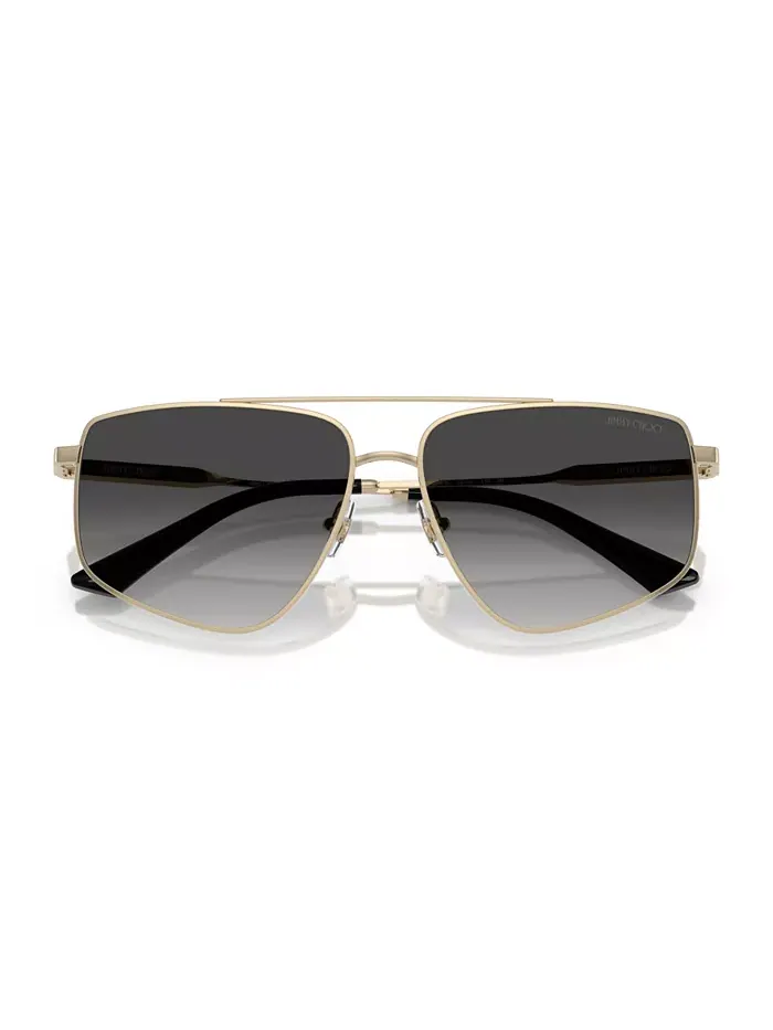 Женские солнцезащитные очки JC4011 Jimmy Choo — изображение 6 из 10, бледный золотистый