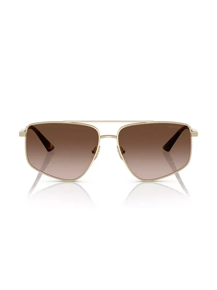 Женские солнцезащитные очки JC4011 Jimmy Choo — изображение 8 из 10, бледный золотистый