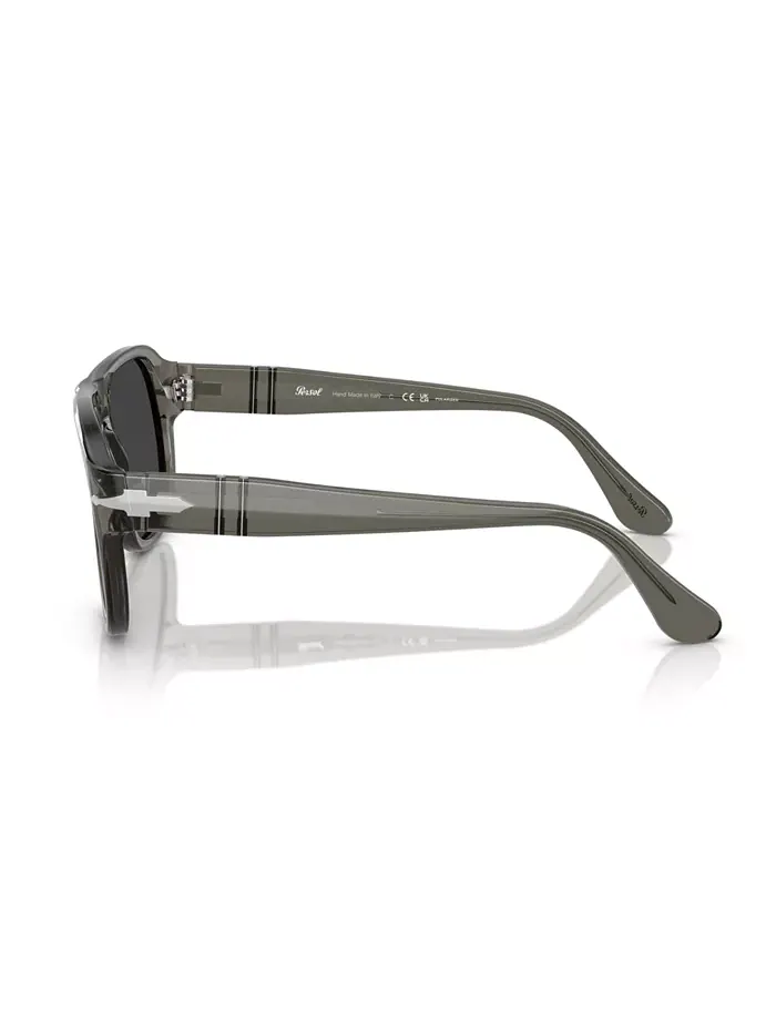 Унисекс поляризованные солнцезащитные очки в стиле деним, PO3310S Persol — изображение 3 из 6, дымчатый