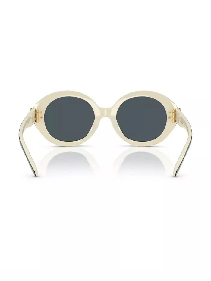 Женские солнцезащитные очки Tory Burch — изображение 3 из 10, черный/слоновая кость