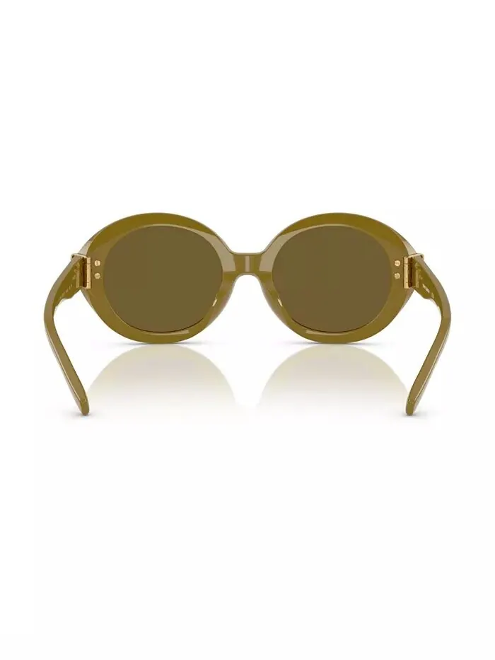 Женские солнцезащитные очки Tory Burch — изображение 8 из 10, черный/слоновая кость