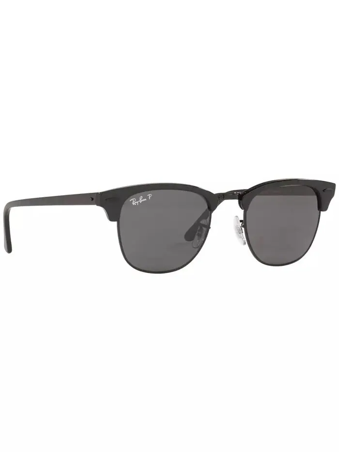 Поляризационные солнцезащитные очки, RB3016 CLUBMASTER Ray-Ban — изображение 3 из 6, черный