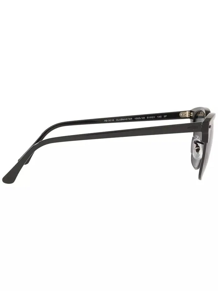 Поляризационные солнцезащитные очки, RB3016 CLUBMASTER Ray-Ban — изображение 4 из 6, черный
