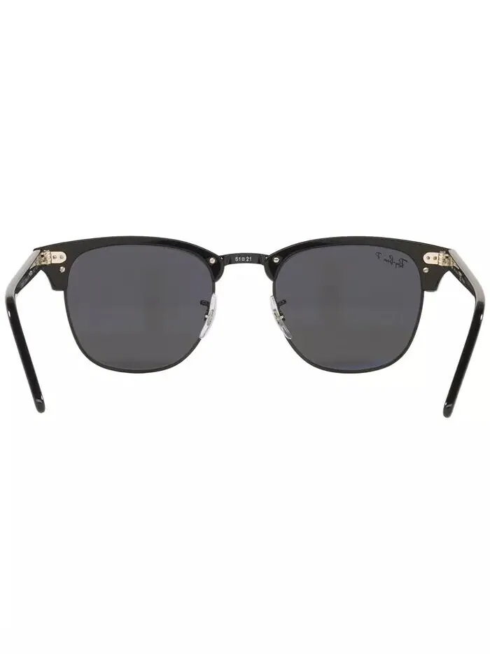 Поляризационные солнцезащитные очки, RB3016 CLUBMASTER Ray-Ban — изображение 5 из 6, черный