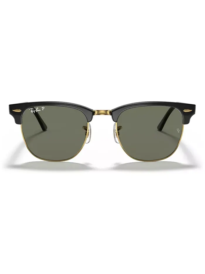 Мужские поляризованные солнцезащитные очки Club Master, RB3016 Ray-Ban — изображение 3 из 9, черный