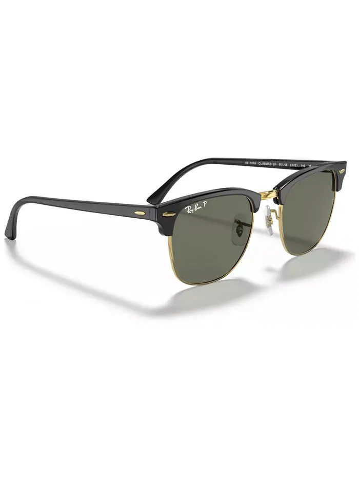 Мужские поляризованные солнцезащитные очки Club Master, RB3016 Ray-Ban — изображение 4 из 9, черный