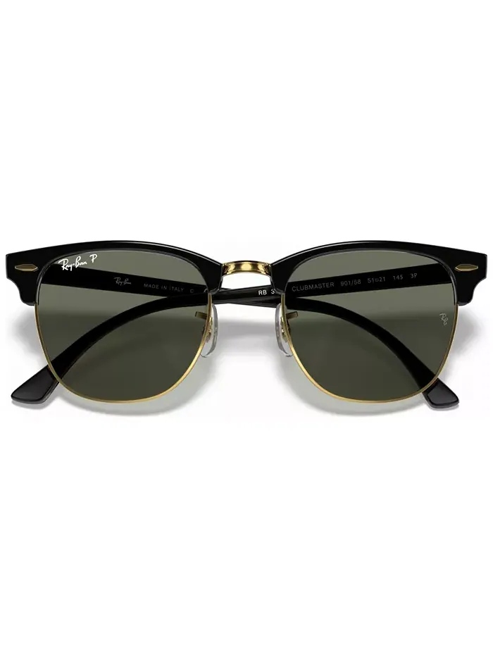 Мужские поляризованные солнцезащитные очки Club Master, RB3016 Ray-Ban — изображение 6 из 9, черный