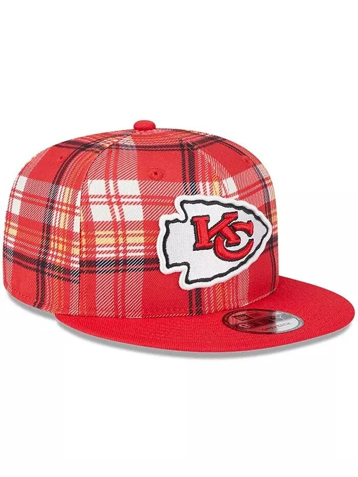 Мужская красная бейсболка Kansas City Chiefs 2024 Sideline Statement 9FIFTY Snapback New Era — изображение 3 из 4