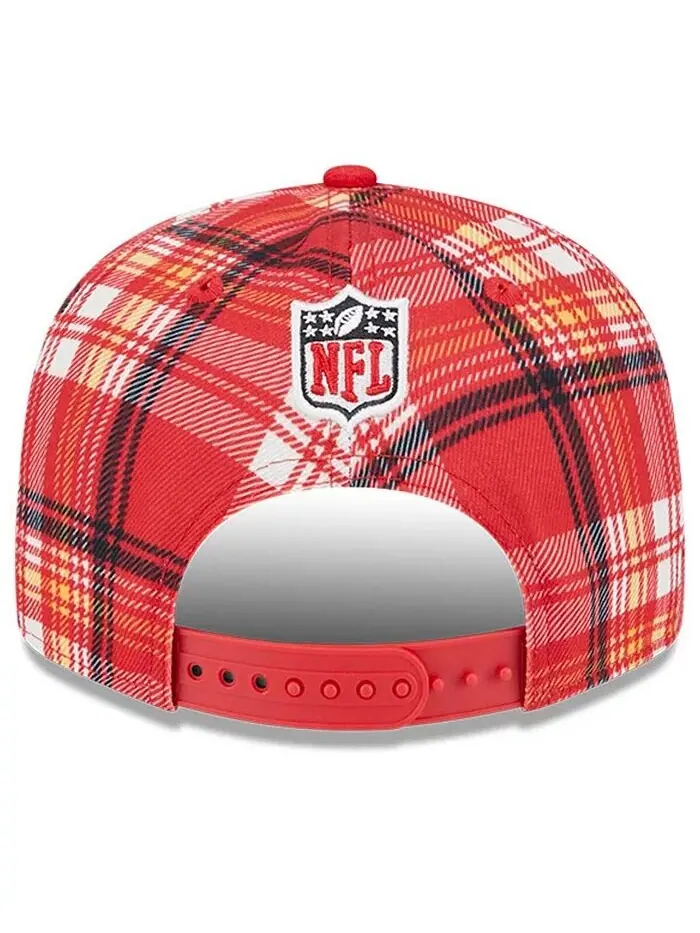 Мужская красная кепка Snapback Kansas City Chiefs 2024 Sideline Statement 9FIFTY New Era — изображение 4 из 4, красный