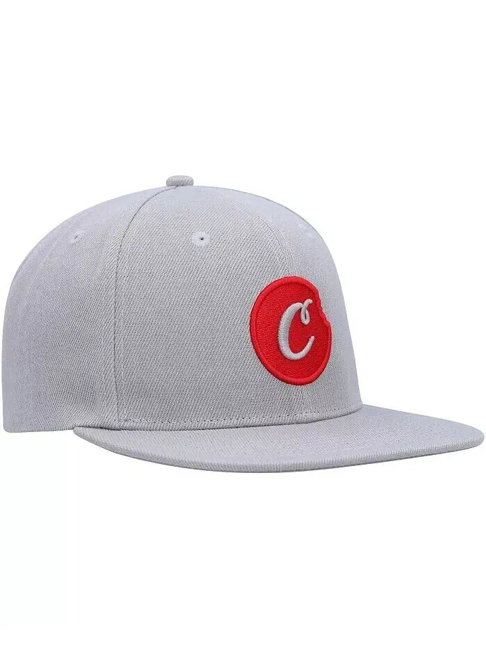 Мужская серая шляпа Snapback C-Bite Cookies — изображение 2 из 4, серый