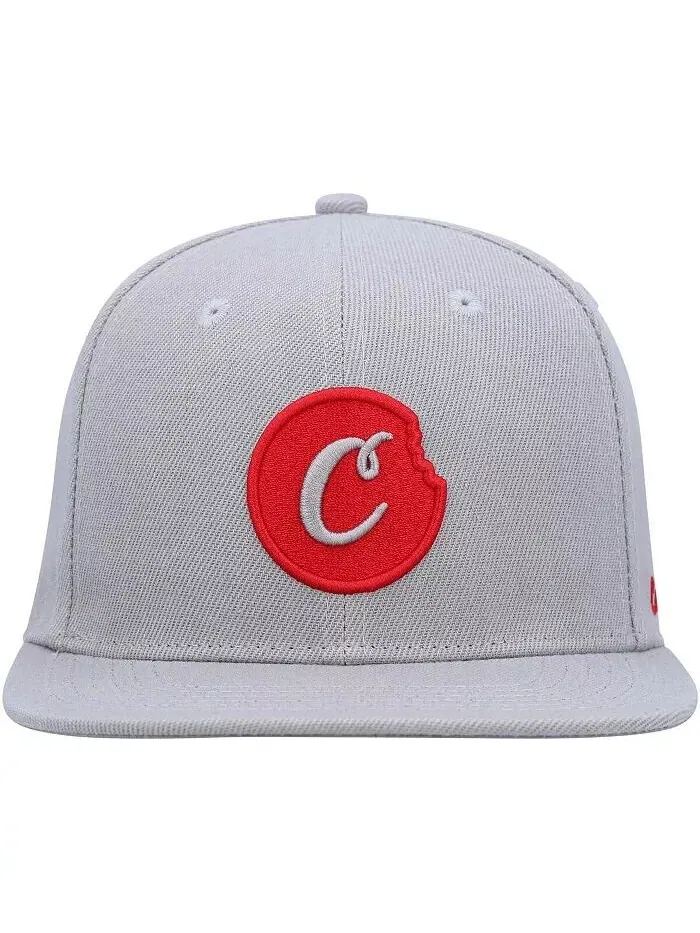 Мужская серая шляпа Snapback C-Bite Cookies — изображение 3 из 4, серый