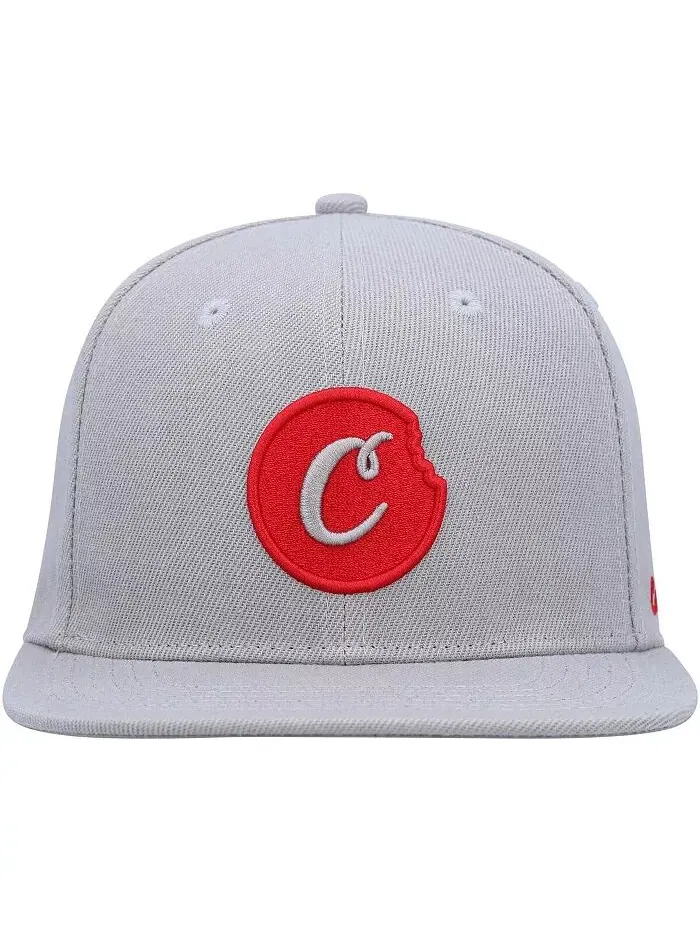 Мужская серая бейсболка C-Bite Snapback Cookies — изображение 3 из 4