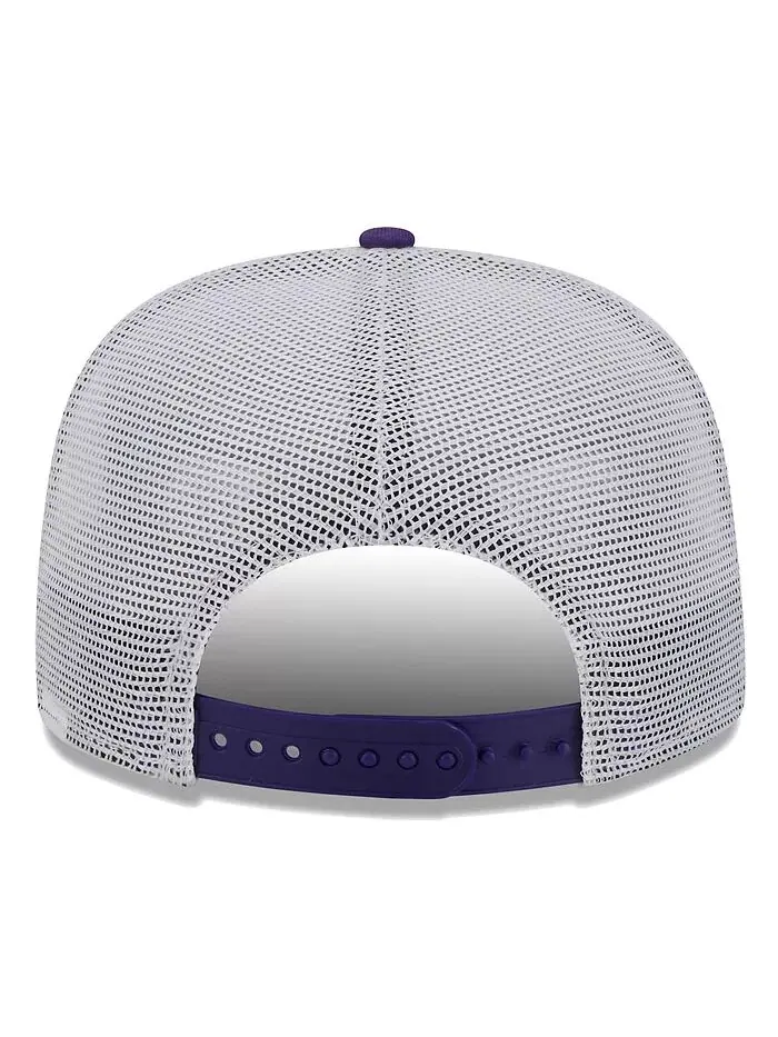 Мужская фиолетовая бейсболка Los Angeles Lakers Court Sport Speckle 9FIFTY Snapback New Era — изображение 3 из 4