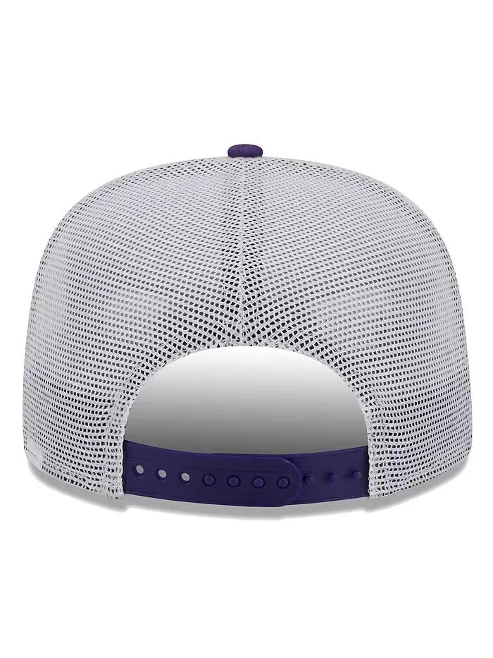 Мужская фиолетовая бейсболка Los Angeles Lakers Court Sport Speckle 9FIFTY Snapback New Era — изображение 3 из 4, фиолетовый
