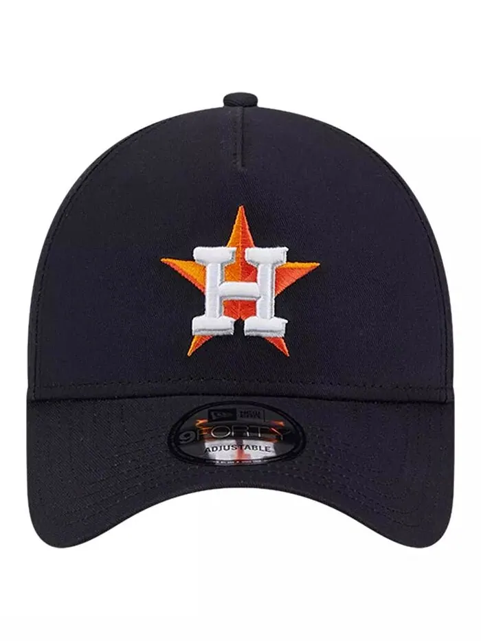 Мужская темно-синяя кепка Houston Astros Team Color A-Frame 9Forty Adjustable New Era — изображение 4 из 4