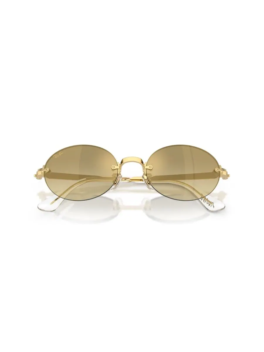 Солнцезащитные очки овальной формы унисекс, RB3929 Ray-Ban — изображение 5 из 7, золотистый