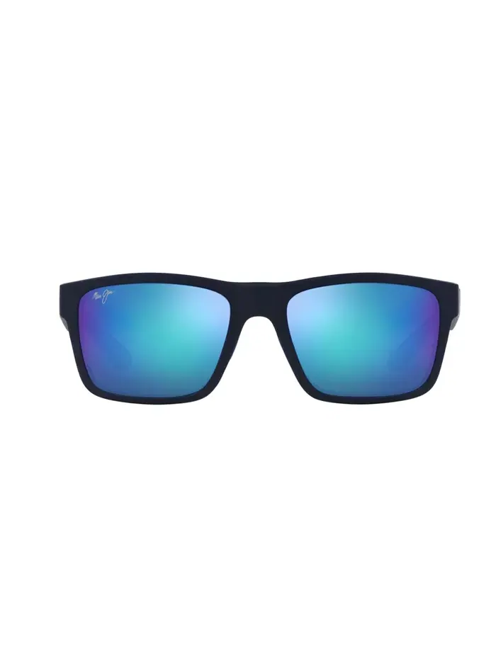 Унисекс поляризованные солнцезащитные очки, The Flats MJ000738 Maui Jim — изображение 3 из 8, синий мульти