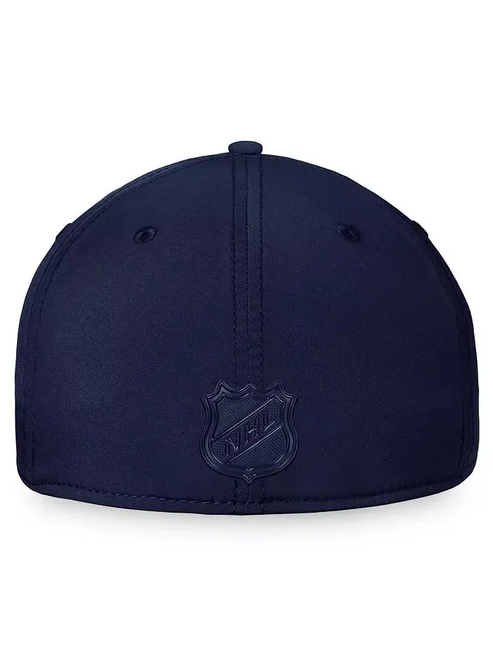 Мужская темно-синяя шапка Seattle Kraken Authentic Pro Road Flex Fanatics — изображение 2 из 4