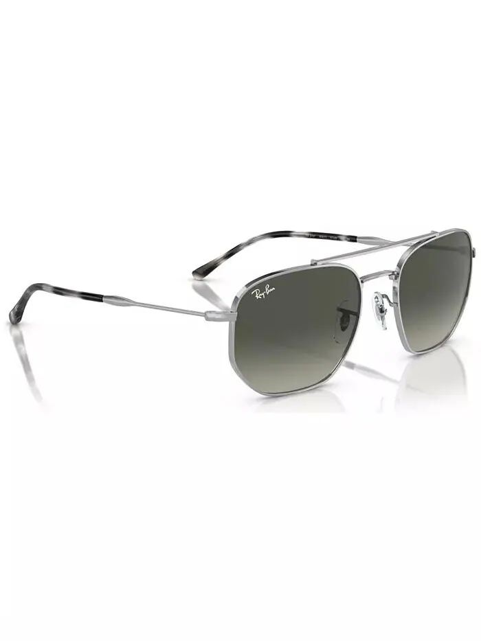 Солнцезащитные очки унисекс Ray-Ban — изображение 2 из 11, серебристый