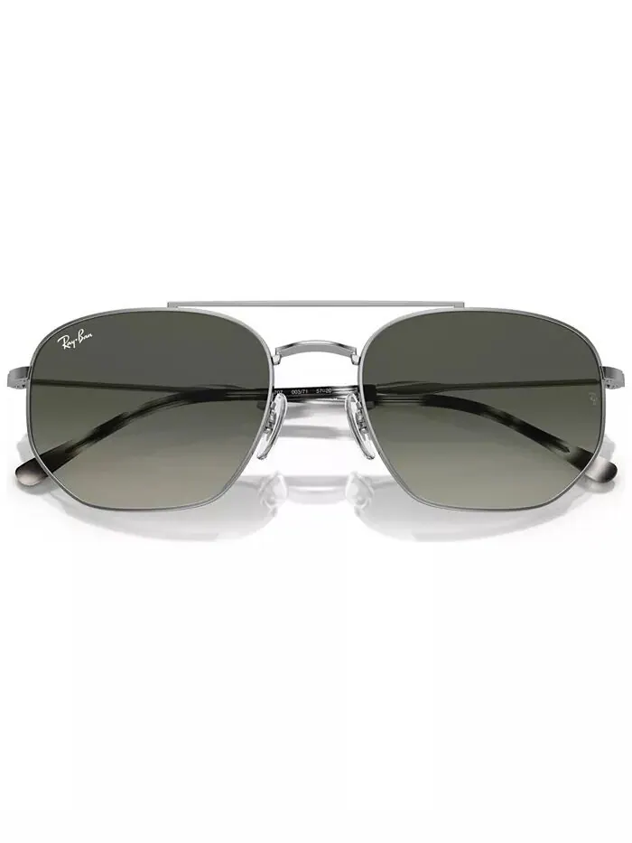 Солнцезащитные очки унисекс Ray-Ban — изображение 10 из 11, серебристый