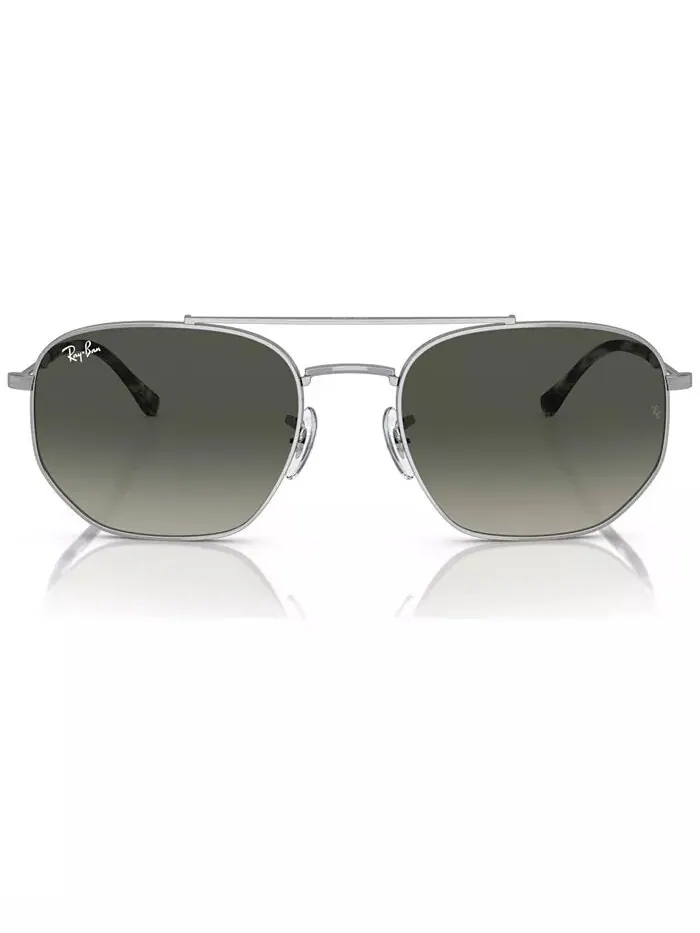 Солнцезащитные очки унисекс Ray-Ban — изображение 3 из 11, серебристый