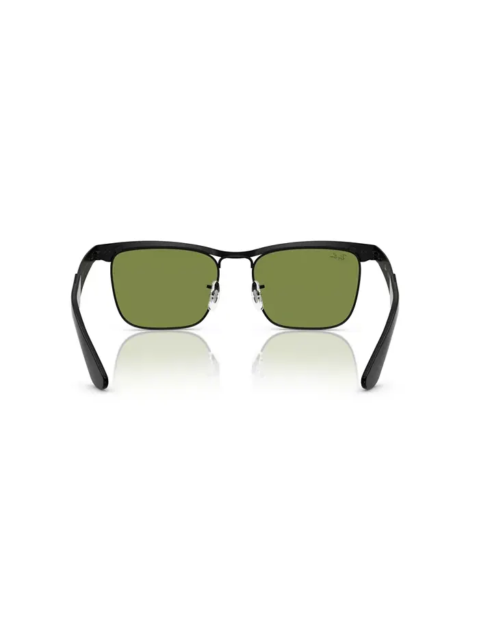 Унисекс солнцезащитные очки Wayfarer Deluxe, RB3875 Ray-Ban — изображение 2 из 5, черный