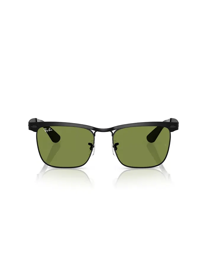 Унисекс солнцезащитные очки Wayfarer Deluxe, RB3875 Ray-Ban — изображение 4 из 5, черный