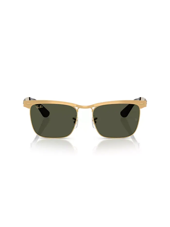 Унисекс солнцезащитные очки Wayfarer Deluxe, RB3875 Ray-Ban — изображение 5 из 5, золотистый