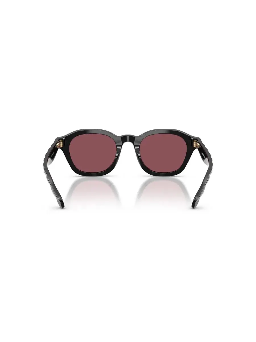 Женские круглые поляризованные солнцезащитные очки, TY7235D Tory Burch — изображение 4 из 5, черный