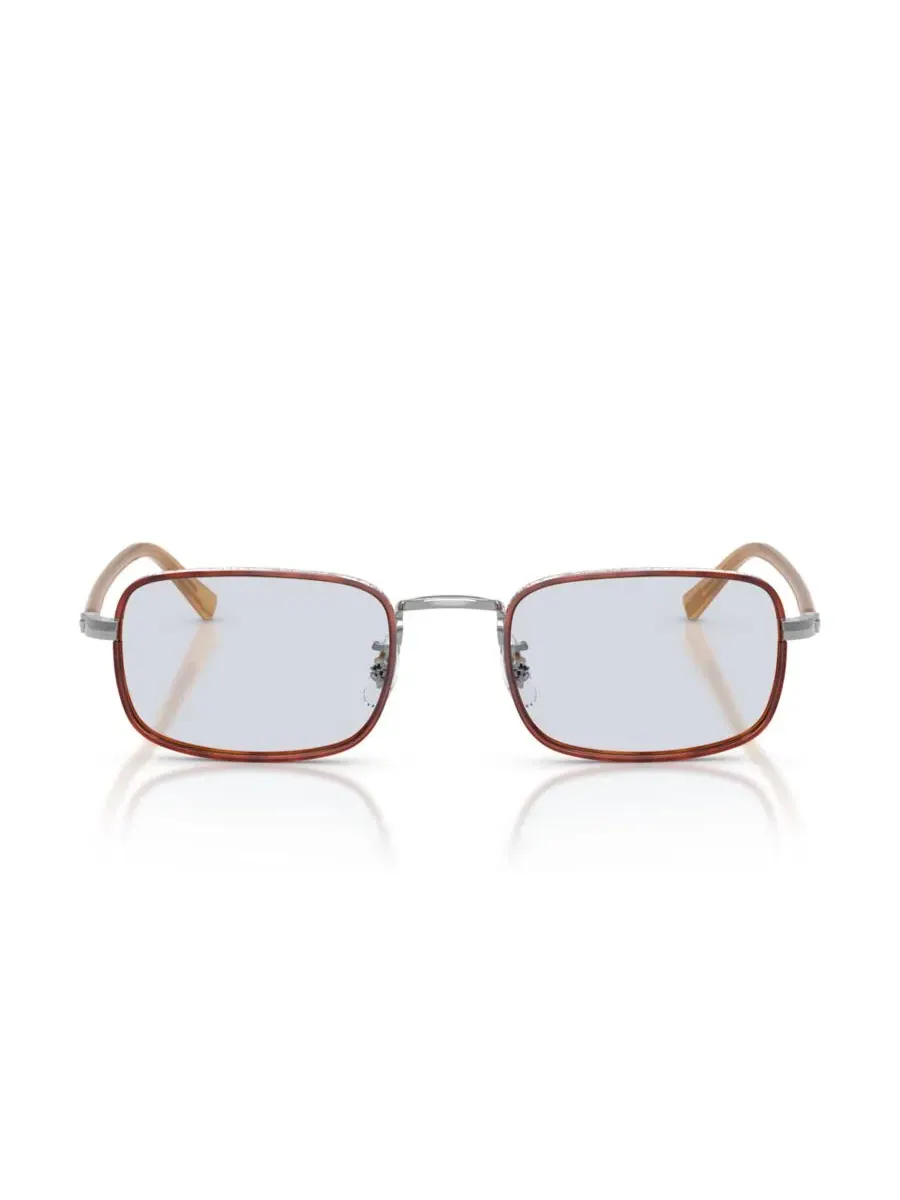 Оправы очковые прямоугольные титановые Brymer Oliver Peoples — изображение 2 из 6, серебристый