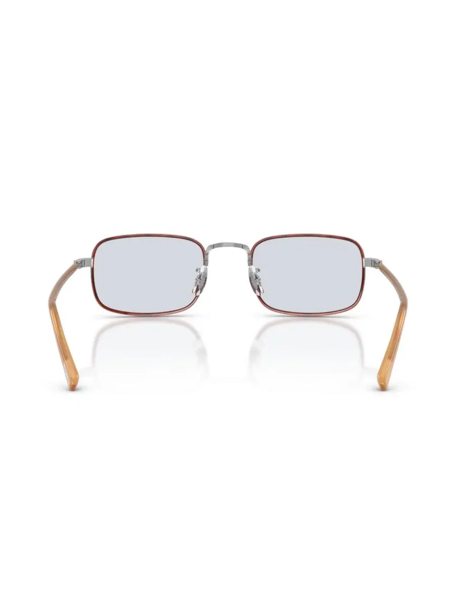Оправы очковые прямоугольные титановые Brymer Oliver Peoples — изображение 4 из 6, серебристый