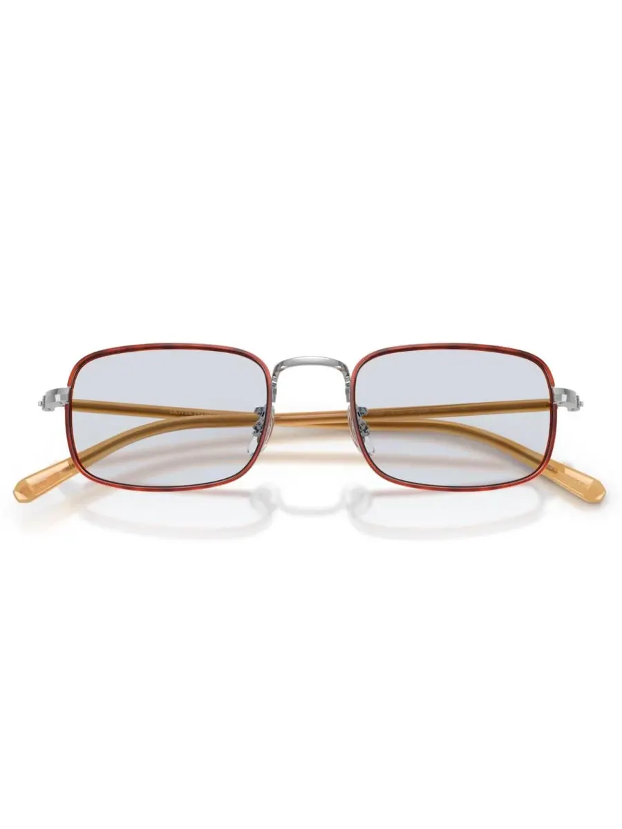 Оправы очковые прямоугольные титановые Brymer Oliver Peoples — изображение 5 из 6, серебристый