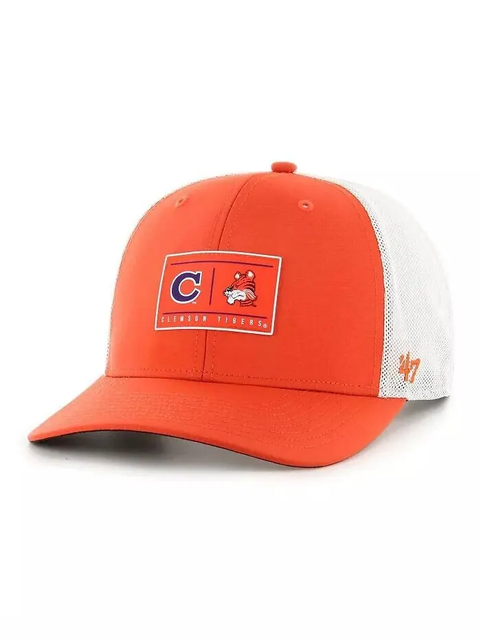 Мужская оранжевая регулируемая кепка Clemson Tigers Bonita Brrr Hitch '47 Brand