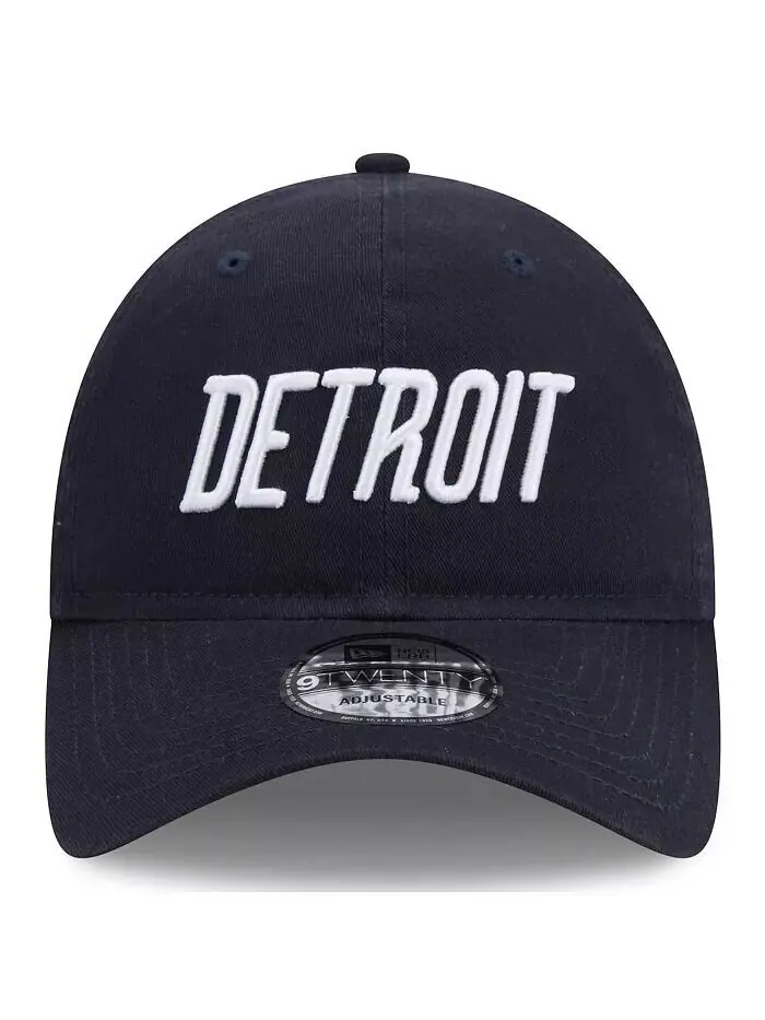 Мужская темно-синяя кепка Detroit Tigers 2024 City Connect 9TWENTY Adjustable New Era — изображение 2 из 4