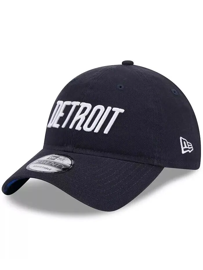 Мужская темно-синяя регулируемая кепка Detroit Tigers 2024 City Connect 9TWENTY New Era — изображение 1 из 4, темно-синий